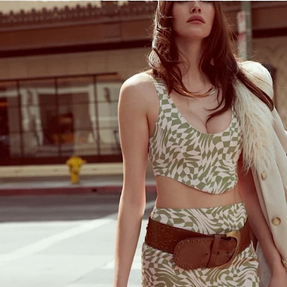 NWT For Love & Lemons "Nomi" Top Size Small